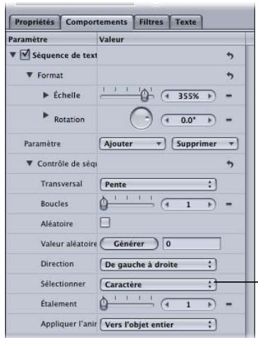 APPLE MOTION 3 - Séquence de texte - 7
