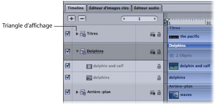 APPLE MOTION 3 - Gestion de la liste de couches de la Timeline - 1