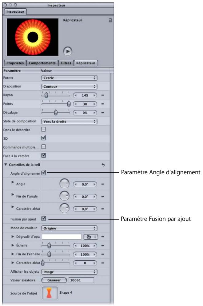 APPLE MOTION 3 - Exemple : création d'un réplicateur animé - 5