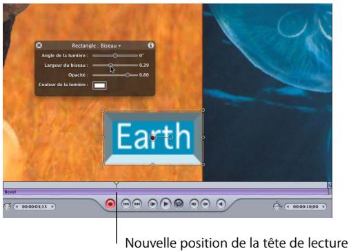APPLE MOTION 3 - Pour animer un filtre : - 2