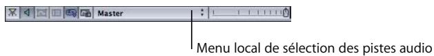 APPLE MOTION 3 - Pour afficher la forme d'onde d'une piste audio : - 1