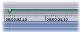 APPLE MOTION 3 - Pour modifier les informations d'un marqueur : - 3