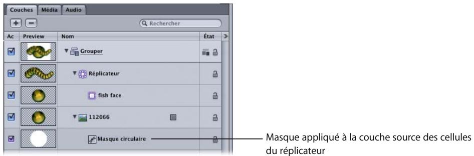APPLE MOTION 3 - Application de masques au réplicateur - 1