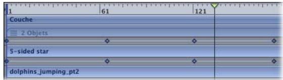 APPLE MOTION 3 - Pour afficher les images clés dans la Timeline : - 2