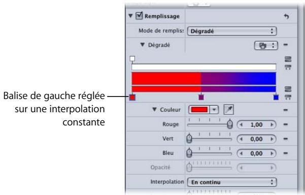 APPLE MOTION 3 - Utilisation de l'éditeur de dégradé - 1
