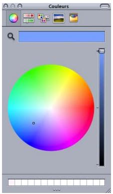 APPLE MOTION 3 - Pour définir la couleur du texte dans la palette : - 1