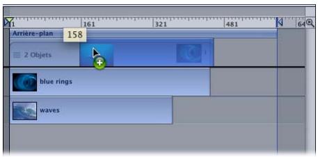 APPLE MOTION 3 - Ajout d'objets dans la Timeline - 2