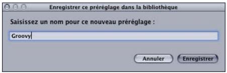 APPLE MOTION 3 - Pour enregistrer dans la Bibliothèque un style de texte modifié : - 1