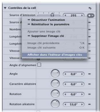 APPLE MOTION 3 - Apparence des courbes dans l'Éditeur d'images clés - 1