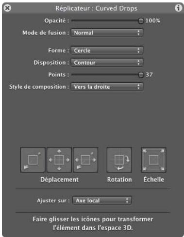 APPLE MOTION 3 - Pour remplacer l'image source d'un préréglage de réplicateur : - 2