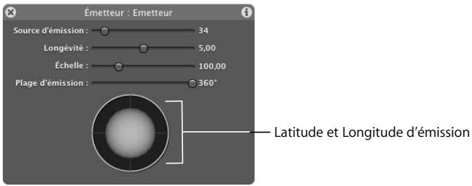 APPLE MOTION 3 - Paramètres d'émetteur disponibles dans la palette - 6