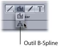 APPLE MOTION 3 - Pour dessiner une forme B-Spline : - 1