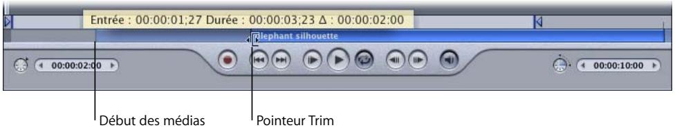 APPLE MOTION 3 - Pour raccourcir ou rallonger un objet : - 1