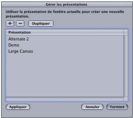 APPLE MOTION 3 - Pour enregistrer une présentation : - 2