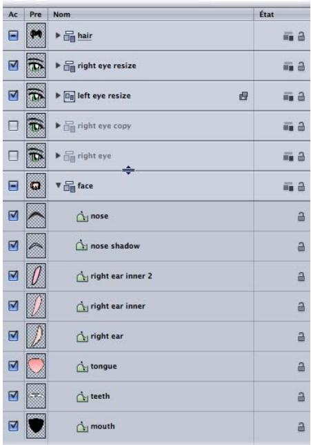 APPLE MOTION 3 - Organisation des objets utilisés dans les illustrations multiformes - 1