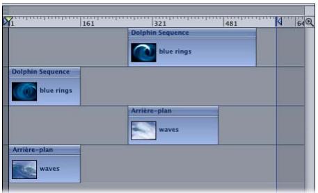 APPLE MOTION 3 - Pour insérer du temps dans un projet : - 2