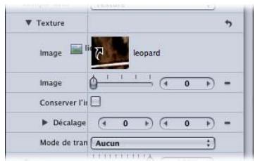 APPLE MOTION 3 - Pour remplacer une texture : - 1
