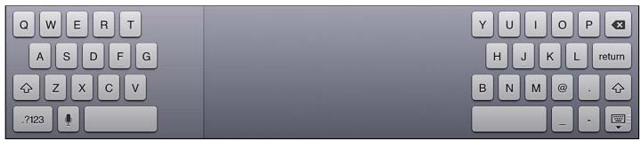 APPLE IPAD - Dispositions de clavier - 1
