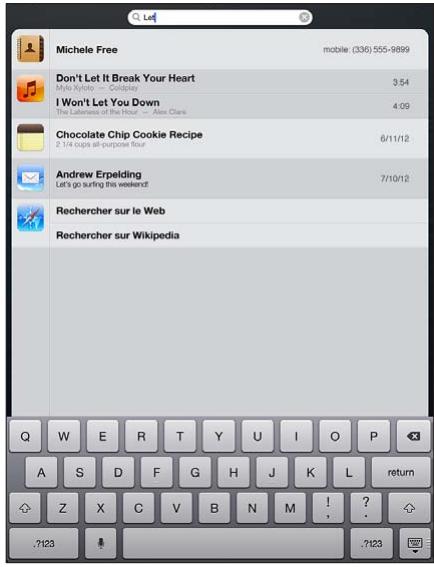 APPLE IPAD - Recherche - 1