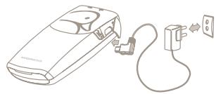 ALCATEL MANDARINA - Charging the battery - 1