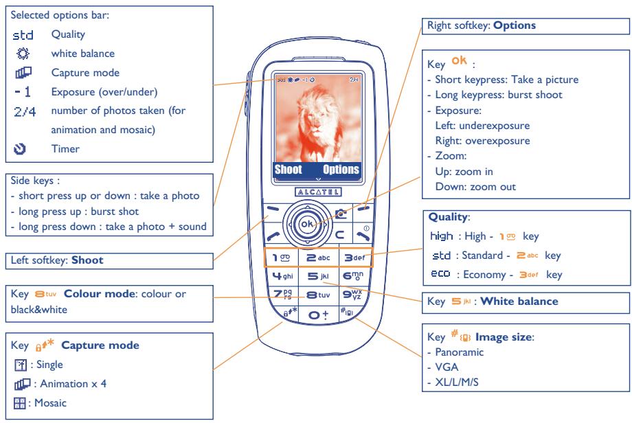 ALCATEL ONE TOUCH 557 - Right softkey: Options - 1