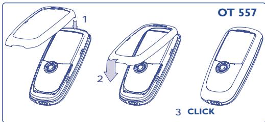 ALCATEL ONE TOUCH 557 - Change the front belts - 2