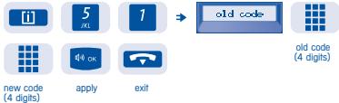 ALCATEL EASY REFLEXES - Programming your personal code - 1