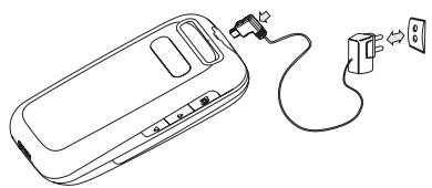 ALCATEL ELLE GLAMPHONE - Charging the battery - 1