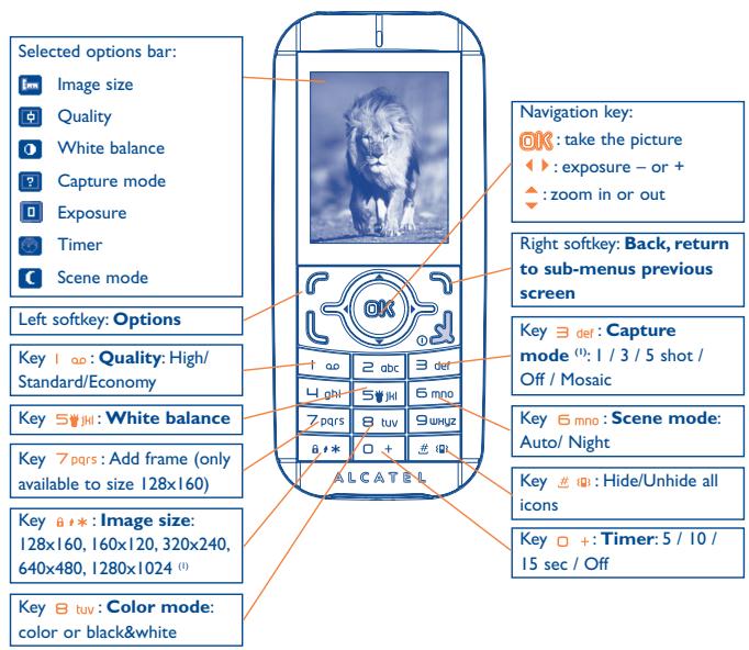 ALCATEL OT-I650 ONE TOUCH PRO - Settings in framing mode - 1