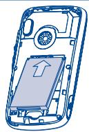 ALCATEL ONE TOUCH CHROME - Installing or removing the battery - 1