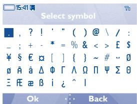 ALCATEL OT-800 - Symbol table - 1