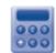 ALCATEL OT-880 CHROME - Calculator - 1