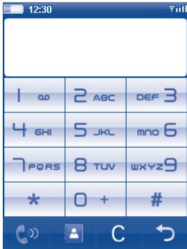 ALCATEL OT-880A - Making a call - 1