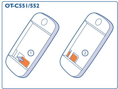 ALCATEL OT-C551A - Set-up - 1