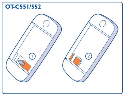 ALCATEL OT-C552A - Set-up - 1