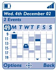 ALCATEL OT-C552A - More about your diary - 2