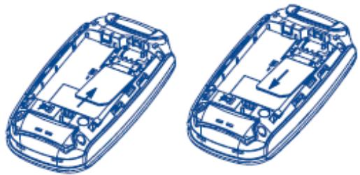 ALCATEL OT-E206C - Removing the back cover - 2