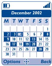 ALCATEL OT-S853A - More about your diary - 3