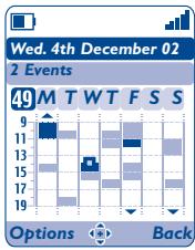 ALCATEL OT-S853A - More about your diary - 2