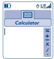 ALCATEL OT-S853A - Calculator - 1