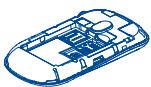 ALCATEL OT-710A - Inserting or removing the SIM card ^(1) - 1