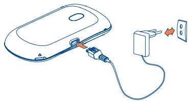 ALCATEL OT-710A - Charging the battery - 1