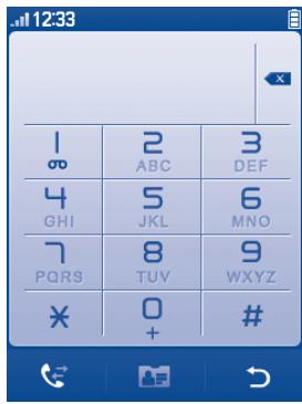 ALCATEL OT-710A - Making a call - 1