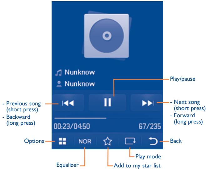 ALCATEL OT-710A - Update songs - 1