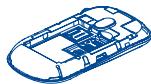 ALCATEL OT-710A - Inserting or removing the SIM card ^(1) - 4