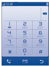 ALCATEL OT-807A - Placing a call - 1
