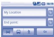 ALCATEL OT-980 - Get suggested routes for your trip - 1