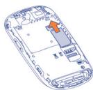 ALCATEL OT-980 - Inserting or removing the SIM card (1) - 4