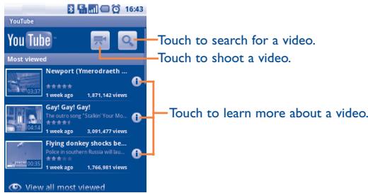 ALCATEL OT-980 - YouTube - 2