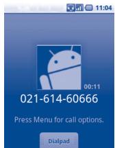 ALCATEL OT-980 - During a call - 1